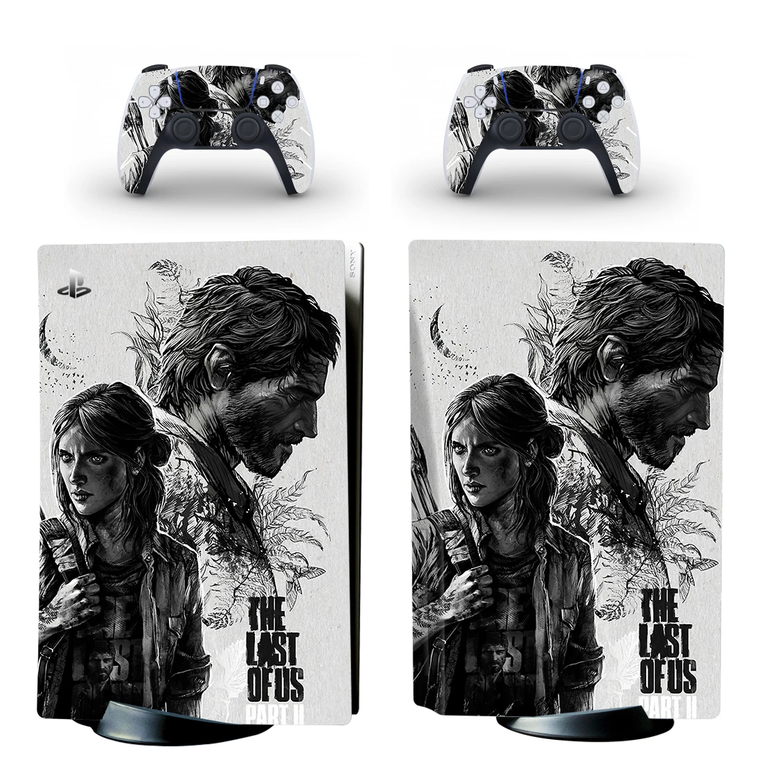 Последняя часть Us 2 PS5 наклейка для консоли PlayStation 5 и контроллера Виниловая