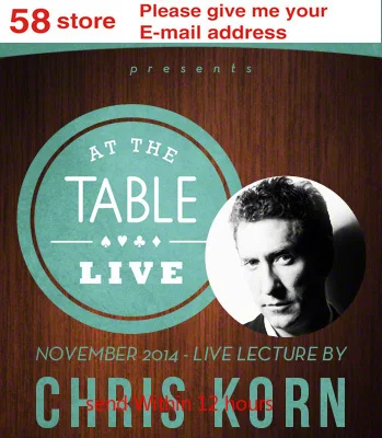 

2015 At the Table Live Lecture - Chris Korn