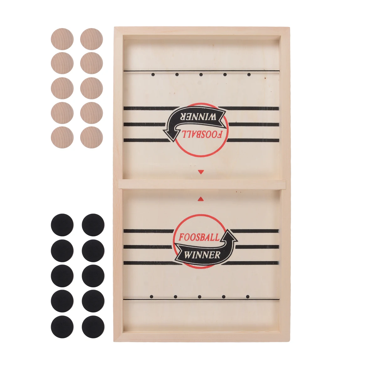 

New Fashion Fast Sling Puck Game Wooden Board Table Hockey Game Party Children Toys