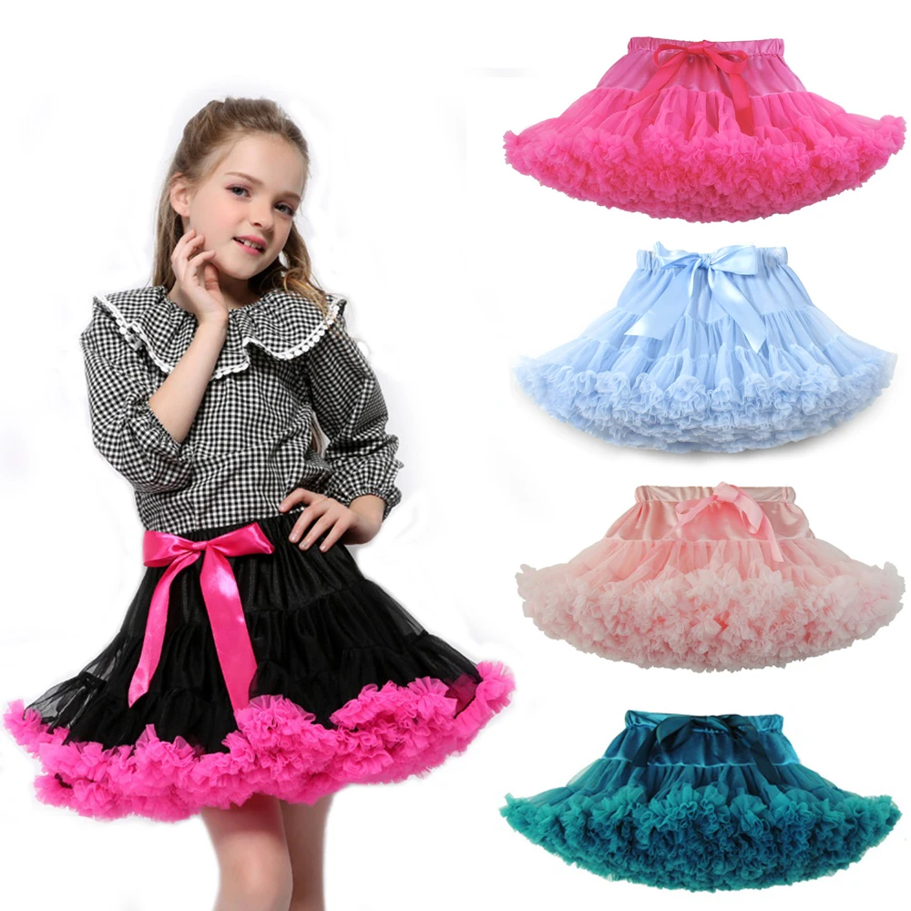 

Детское платье принцессы, одежда для маленьких девочек, детские тюлевые короткие юбки, юбка-пачка, юбка-пачка, подарки на день рождения для д...