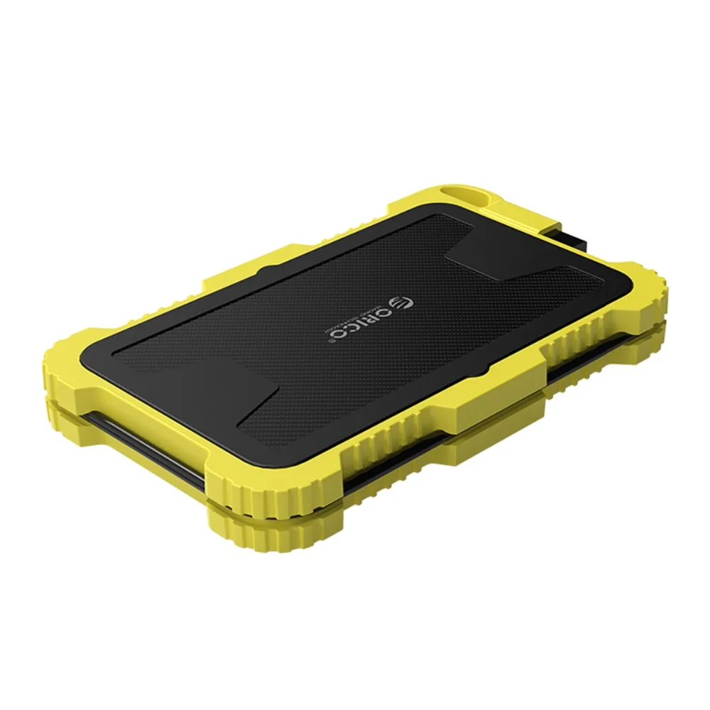ORICO 2,5 дюймов USB3.0 HDD чехол с крючком водонепроницаемый ударопрочный Пылезащитный для наружного жесткого диска коробка для 2,5 дюймовый HDD SSD
