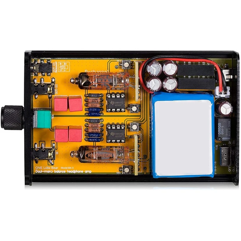 B4-X Portable Dual-Mono Vacuum Tube Headphone Amplifier Mini Balanced Audio Amp B4 Upgrade Version US Plug | Электроника