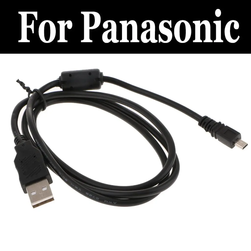 

Универсальный USB-кабель для цифровой камеры panasonic Lumix DMC FZ2000 FZ45 FZ48 FZ62 G80 GX7 Mark II GX80 LX15 ZX3 TZ8 TZ80
