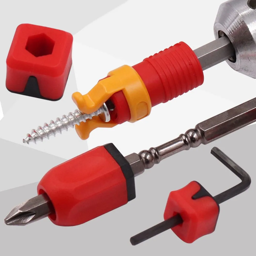 

5pcs/Set Screwdriver Magnetizer Bit Fixed Hand Holder Magnetic Durable