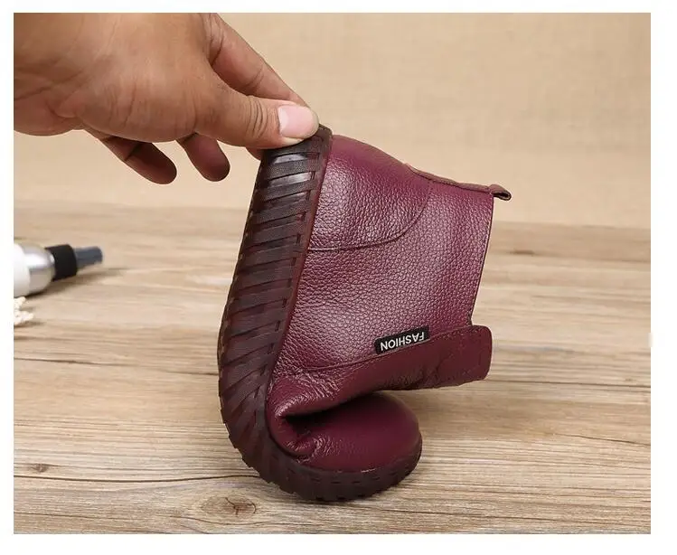 Zapatos mujer; женские зимние ботинки из натуральной кожи; женские ботильоны ручной работы на молнии в стиле ретро; сезон зима-весна; женская обувь; g934
