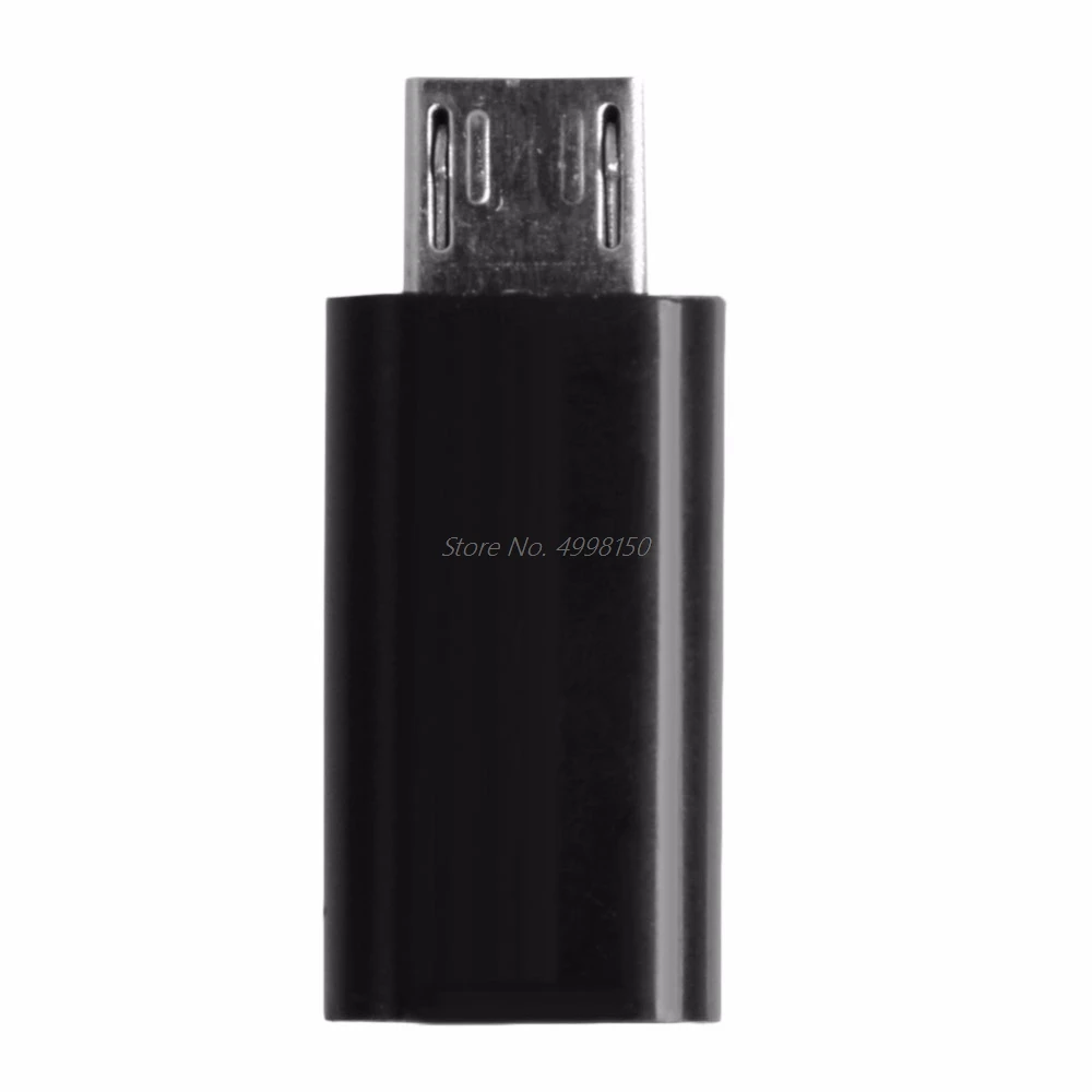 1 шт. Micro USB 2 0 5Pin штекер к 3 Type C гнездовой разъем адаптер для передачи данных Прямая