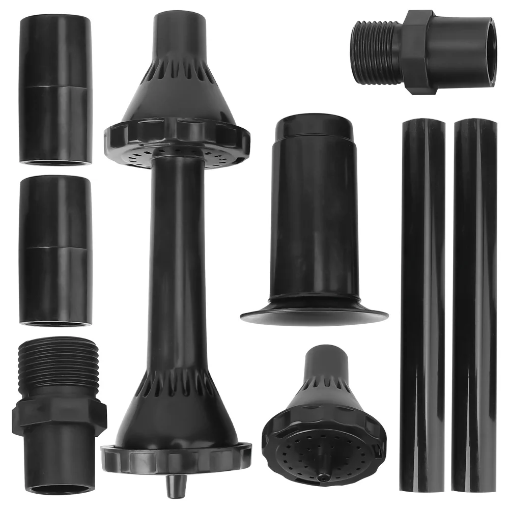 OUNONA 9PCS Fountain Pump Nozzle Set Water Spray Heads for Pond Fountain Submersible Pump Pool