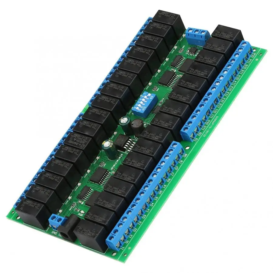DC12V последовательный порт 32 канала переключатель управления релейный модуль