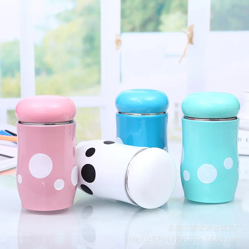 Термос из нержавеющей стали изящная Термокружка с изображением большого живота