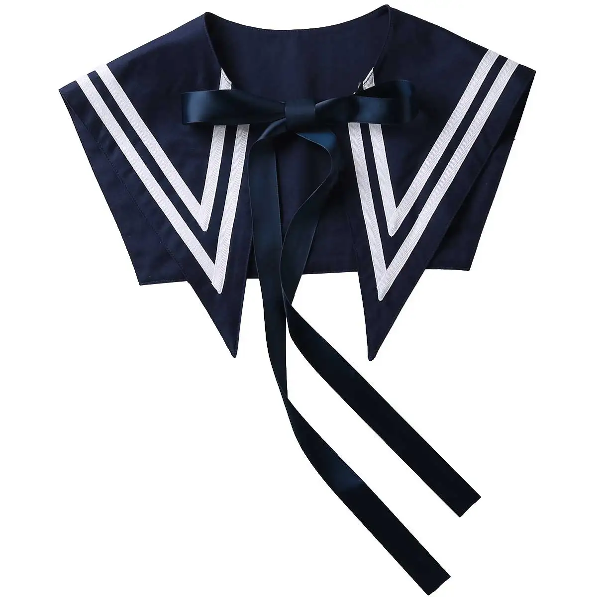 Detachable School Uniform Sailor Collar Japanese Korean Preppy Shirt Decor Fake Choker Fashion DIY Dickey Neckpiece for Clothing | Дом и сад