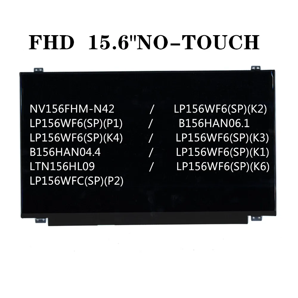 

For Lenovo Thinkpad L560 E560 L570 L580 15.6"30pin 1920*1080 no-touch IPS LCD Screen NV156FHM-N42 FRU 01EN332 00UR876 01AV641