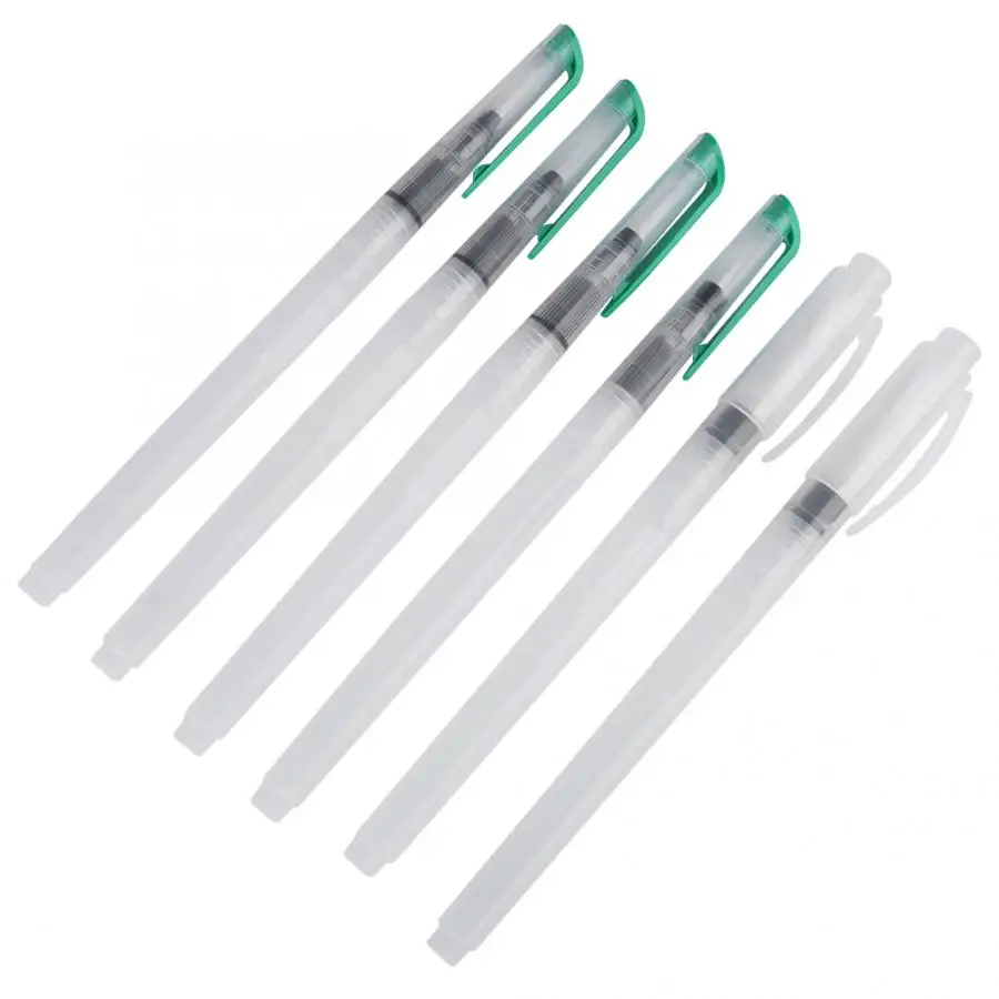 6 шт. фломастеры кисти для рисования акварелью|Маркеры-краски| |