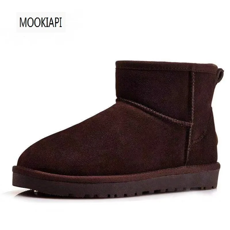 Australia's latest high-quality snow boots in 2019 classic men's shoes real sheepskin natural wool free delivery | Обувь