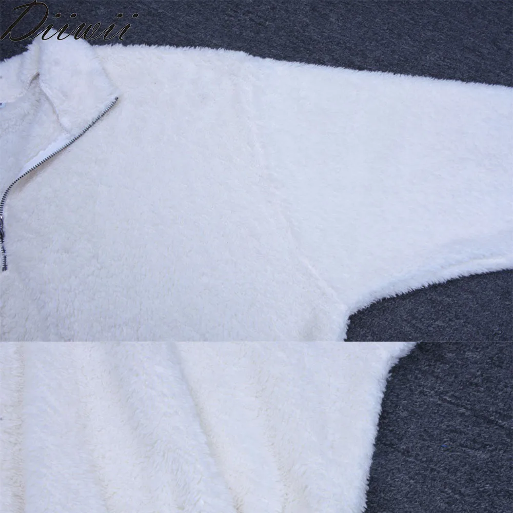

DiiWii Hot Style Girls Wear Warm Loose Casual Lamb Coat Long Sleeves