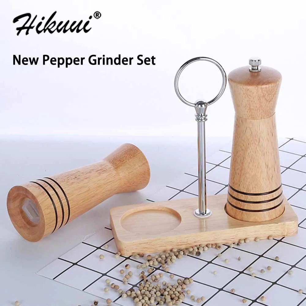 6 &quotв перец кофейные мельницы с солонка ручной дуб Керамика Core зерна специи