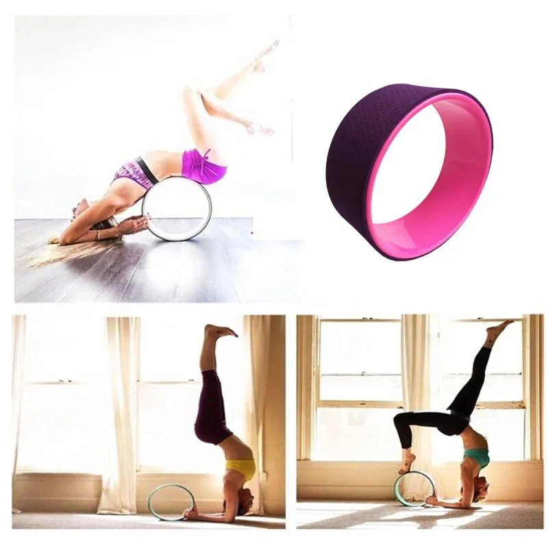 

Yoga Circle Professional Waist Bodybuilding Pilates Gym Back Exercise Weight Loss Fitness Yoga Wheel Fitness Tool Yoga Wheel