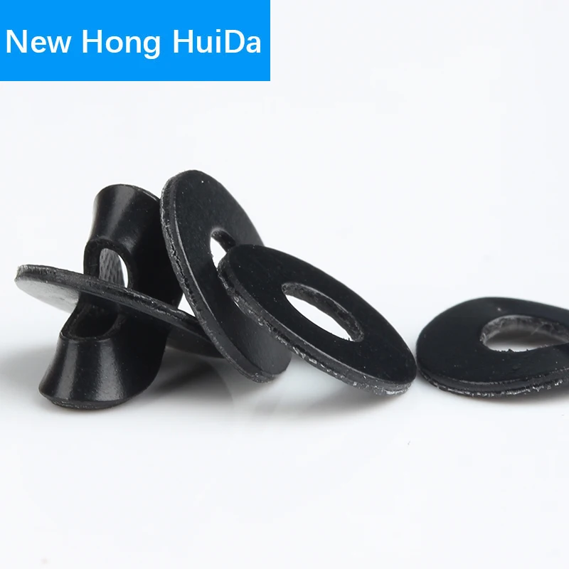 100PCS PVC Washers M2 M2.5 M3 M4 M5 M6 M8 M10 M12 Soft Plastic Gasket Black Insulation Flat Paded For Screws | Обустройство дома