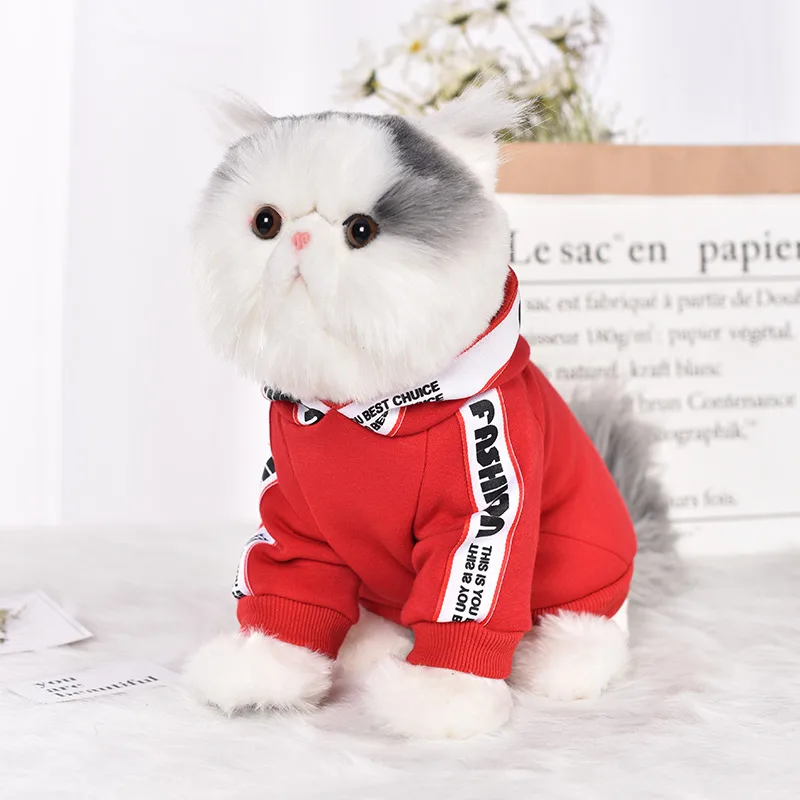 Толстовки с капюшоном для собак зимняя одежда и кошек пальто толстовка Ropa Perro