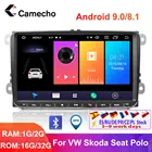 Camecho Android 9,0 автомобильный радиоприемник, мультимедийный плеер 9 ''HD GPS-навигация для VW Passat Golf MK5 MK6 Jetta T5 EOS POLO Touran Sharan