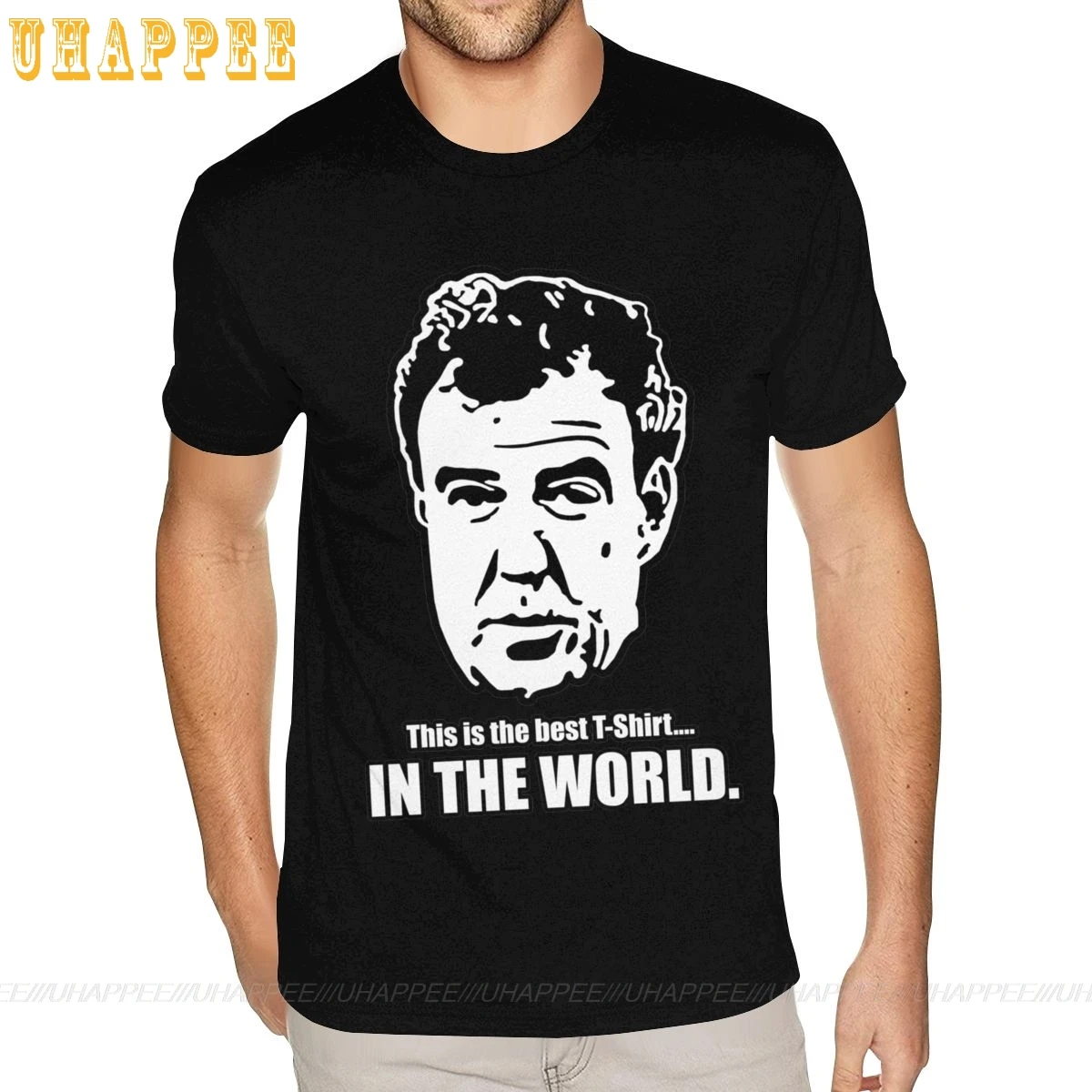 Крутая футболка Jeremy Clarkson Мужская мягкая хлопковая с коротким рукавом и принтом