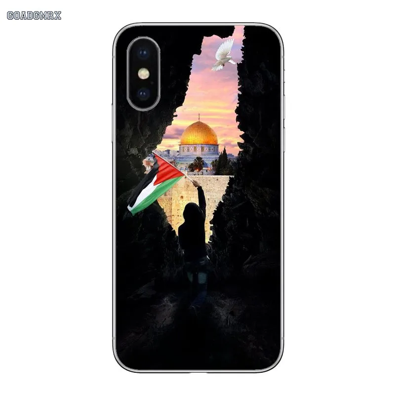 image 3 Мягкий чехол из ТПУ с принтом "для samsung Galaxy S2 S3 S4 S5 мини S6 S7 край S8 S9 S10 Lite J4 J6 плюс в европейском стиле палестинский флаг хорошо продаются - Цвет: image 3