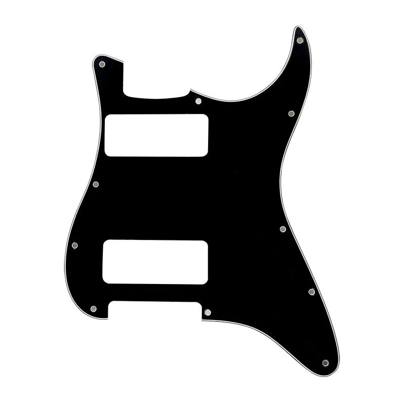 

Pleroo Great Quality Guitar Parts For US 11 Screw Holes Strat Guitar PICKGUARD Blank With 2 P90 Humbuckers