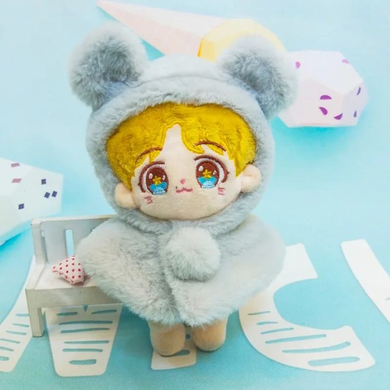 2021 New arrival idol Doll's Clothes &amp Accessoires: Cute Bear Hooded Cloak for 20cm Dolls KPOP Fans Collection | Игрушки и хобби