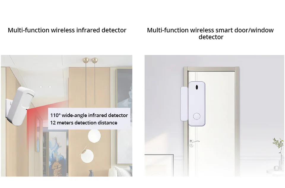 Золотая безопасность WiFi GSM Беспроводная умная домашняя система охранной сигнализации Tuya APP контроль Противоугонная сигнализация
