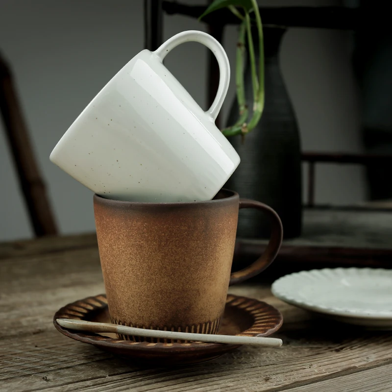 Японский стиль кофейная чашка креативная Бытовая Керамическая большой емкости