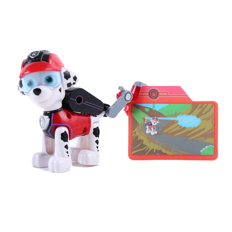 4 Paw Patrol Игрушка Щенок Эверест трекер погоня Marshall собака патруль игрушка милый мультфильм фигурка игрушка детский подарок на день рождения - Цвет: 4