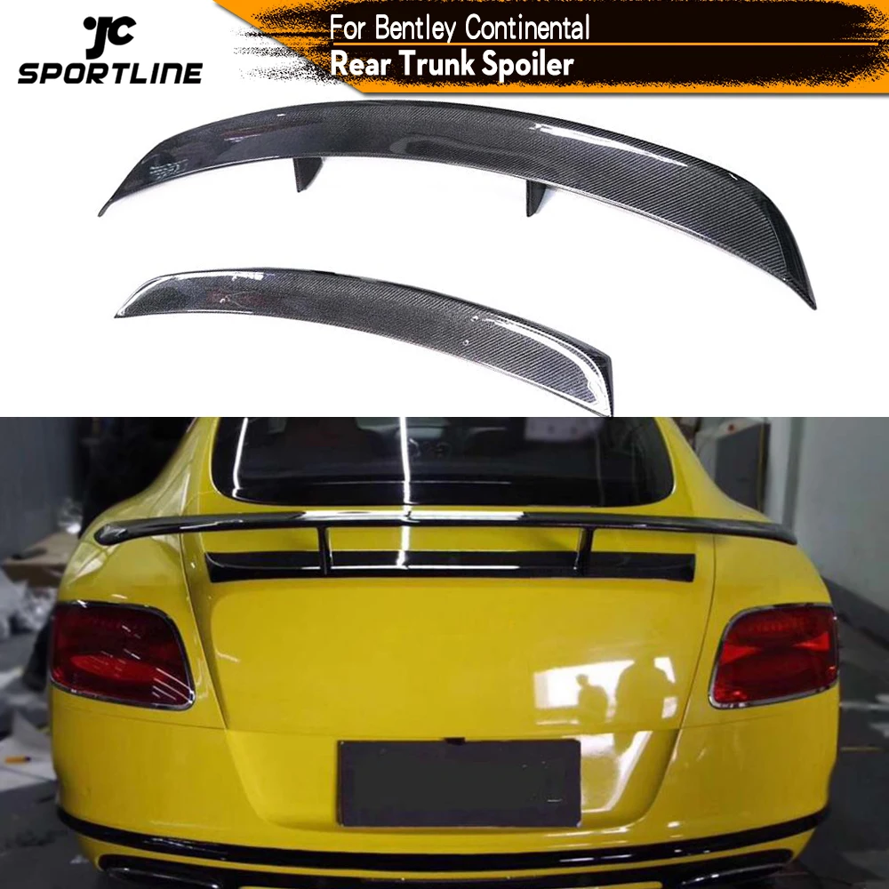Спойлер для заднего багажника из углеродного волокна крыло подходящее Bentley