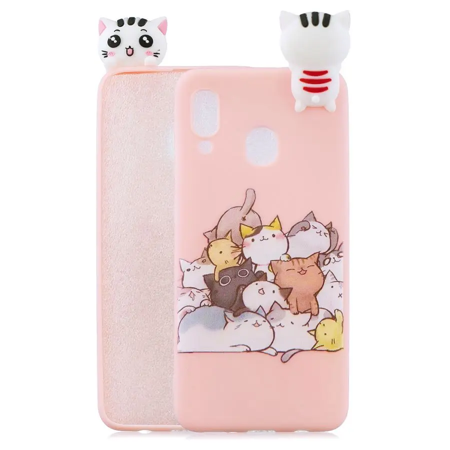 Силиконовая крышка для samsung Galaxy A10 A20 A20E A30 A40 A70 A50 чехол для samsung A50 Coque J6 J4 Plus A6 A9 A7 M20 мягкий чехол - Цвет: 16