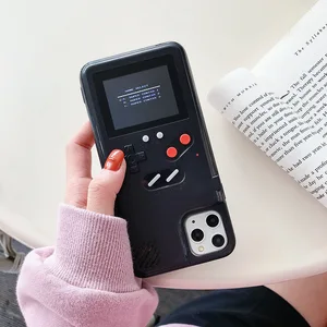 gameboy phone case for apple iphone 6 7 8 plus protective playing games tetris super mario cover xr xs 11 12 pro max free global shipping