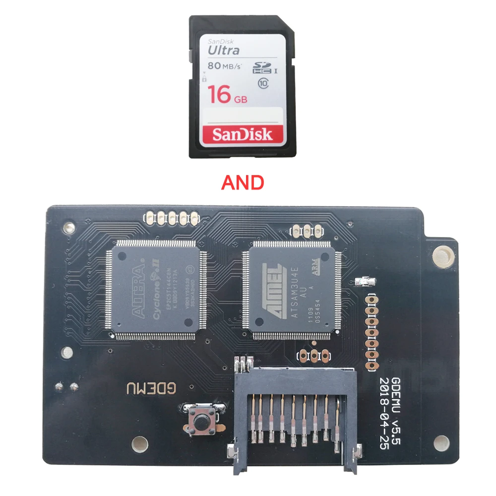 

Игровой симулятор оптического диска GDEMU 5,5, Бесплатный диск, оптический диск с поддержкой SD-карты для игровой консоли Sega VA1 DC