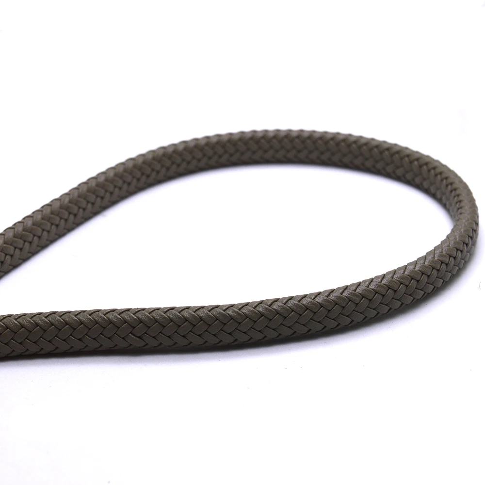 2m/lot approx 10*6mm gray leather Cord Thread Rope For DIY Bracelet ropes for men bracelet making braid cords diy | Украшения и