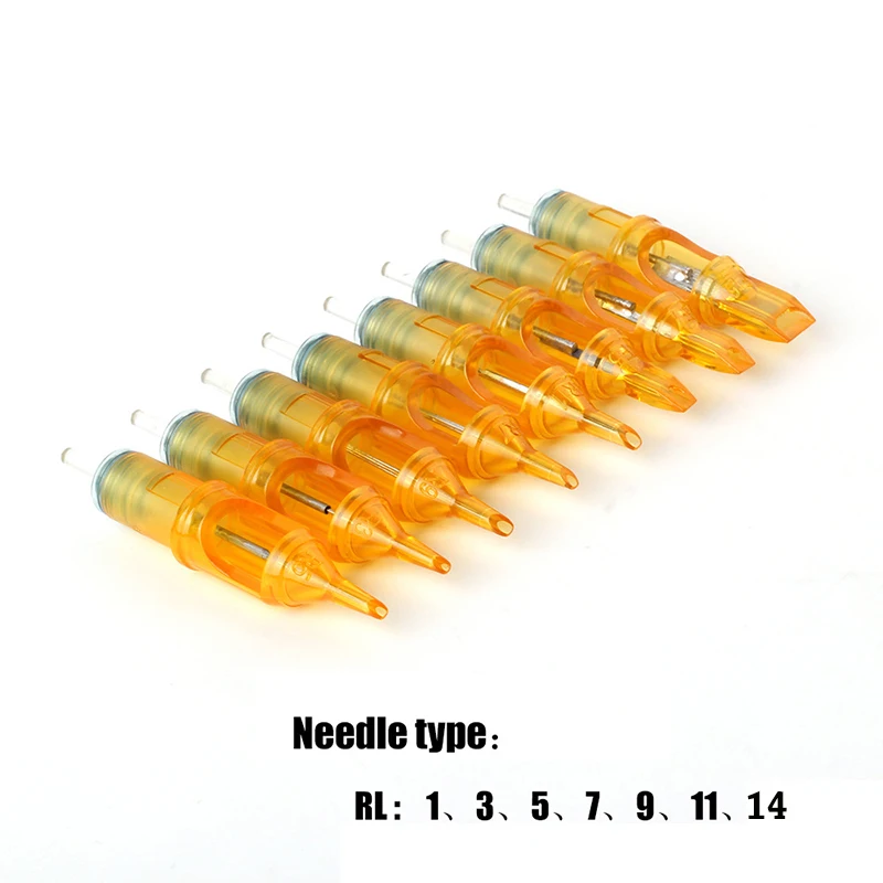 Горячая распродажа 10 шт. одноразовые татуировки иглы 1R/3R/5R/7R/9R/11R/14R для полу