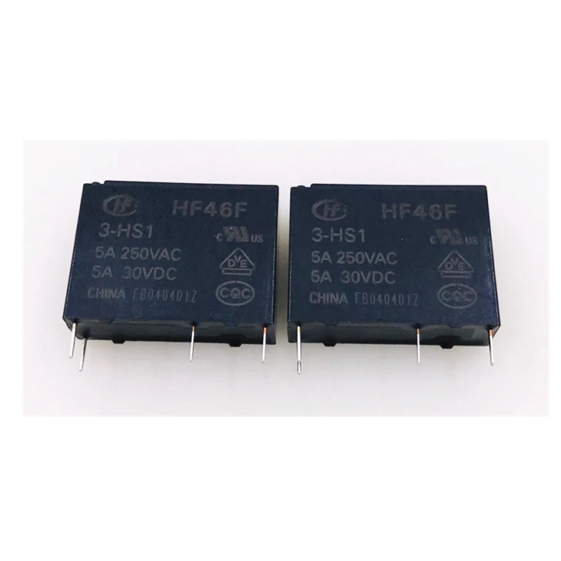 10 шт./лот HONGFA миниатюрное промежуточное силовое реле HF46F 3-HS1 5-HS1 12-HS1 18-HS1 24-HS1 5A 250VAC