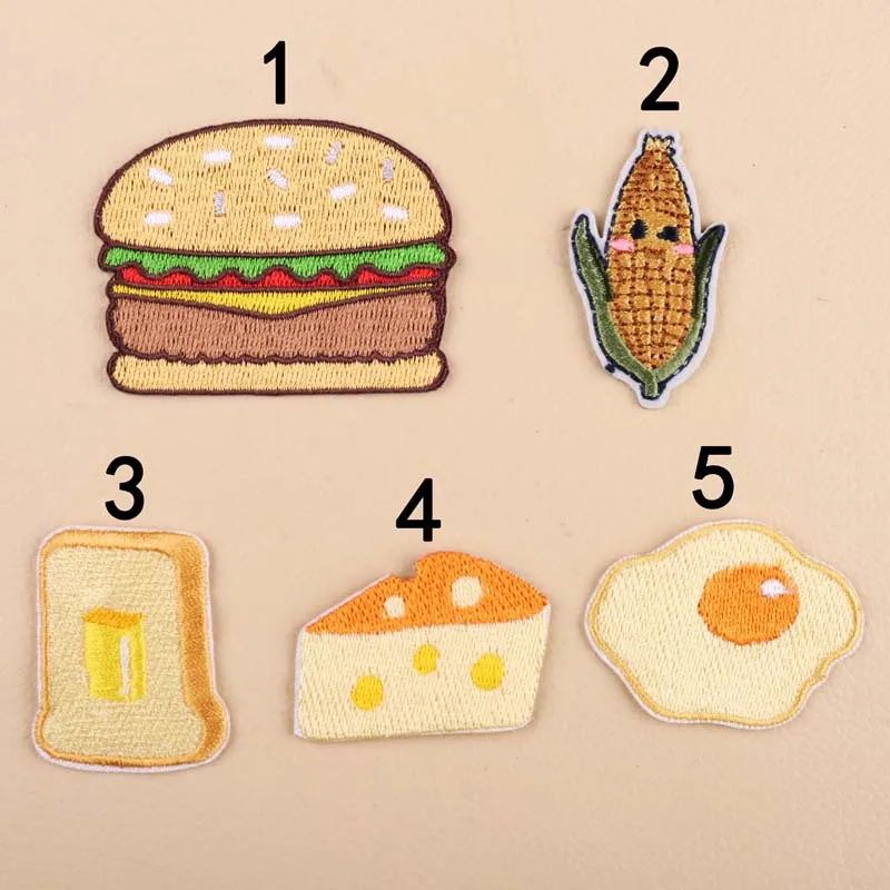 Новинка высокое качество вышитый Железный мультяшный Детский Сделай Сам еда сыр