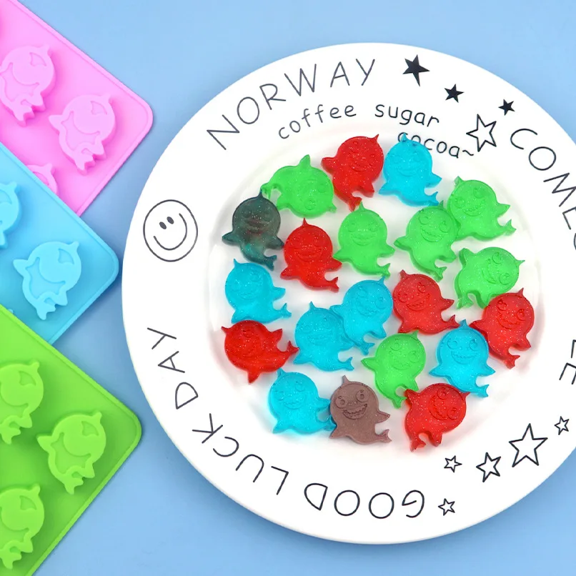 

25 even shark silicone chocolate mold DIY cake turned sugar cookie mold XG357.