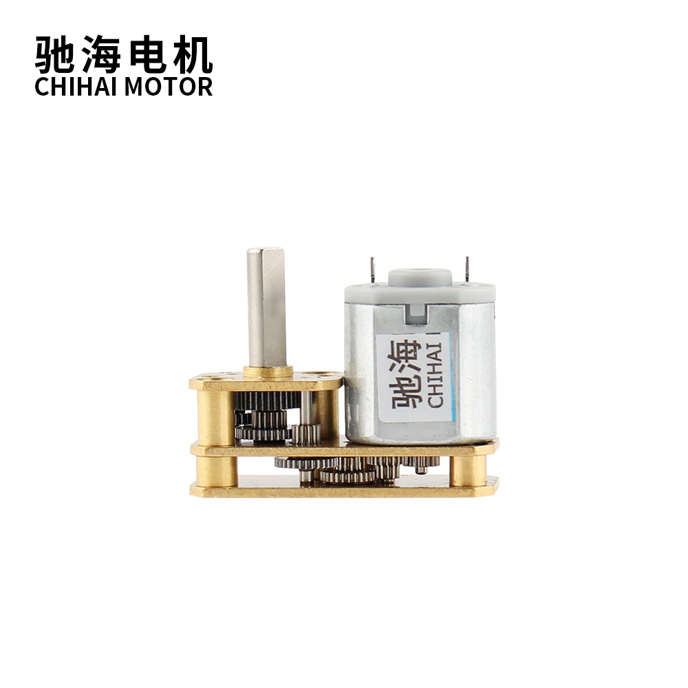 

ChiHai Motor CHF-GM1024-N10 DC 6v 3v Low Speed 19-400rpm N10 Right Angle Flat N10 Micro Parallel Axis Shaft Gear Motor For Robot