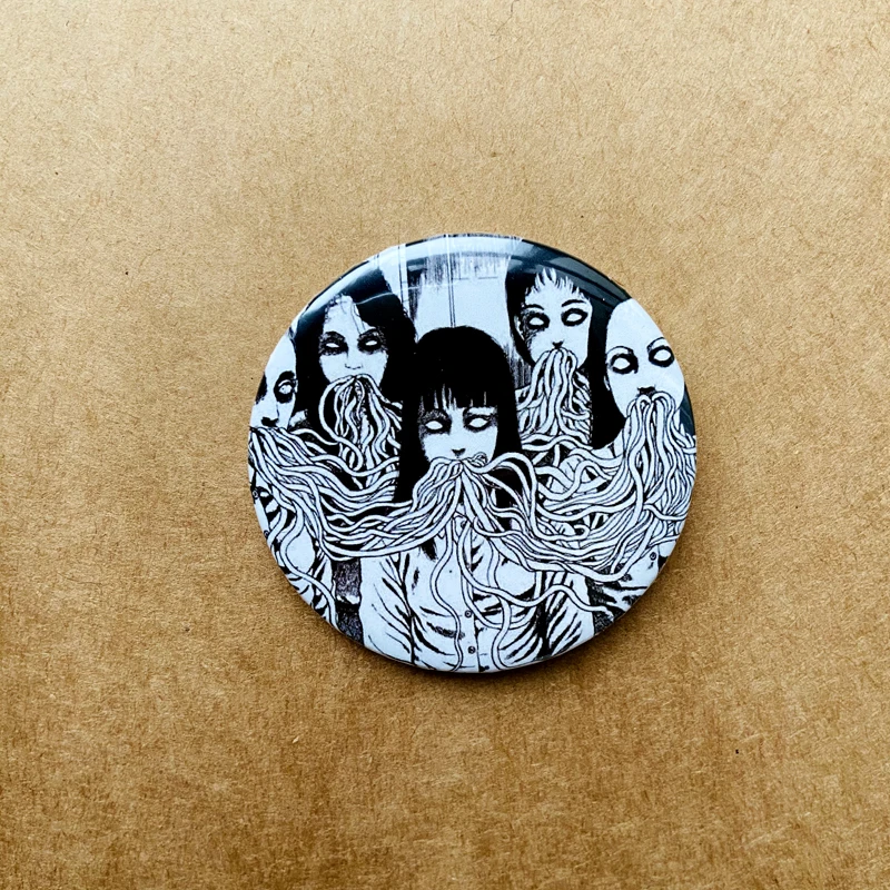 Fujiang водонепроницаемый значок комиксов ужасов на заказ броши рюкзаке украшение