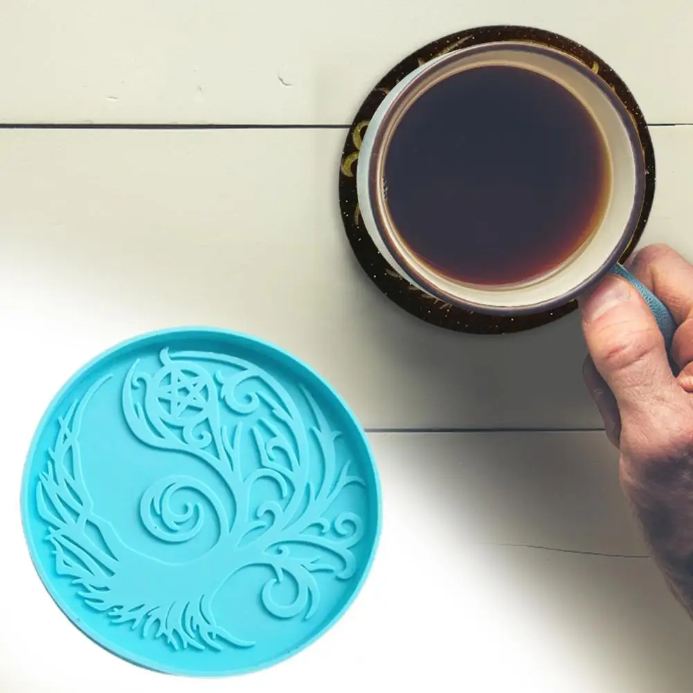 Лидер продаж 80% круглая антипригарная форма мягкая подставка под дерево