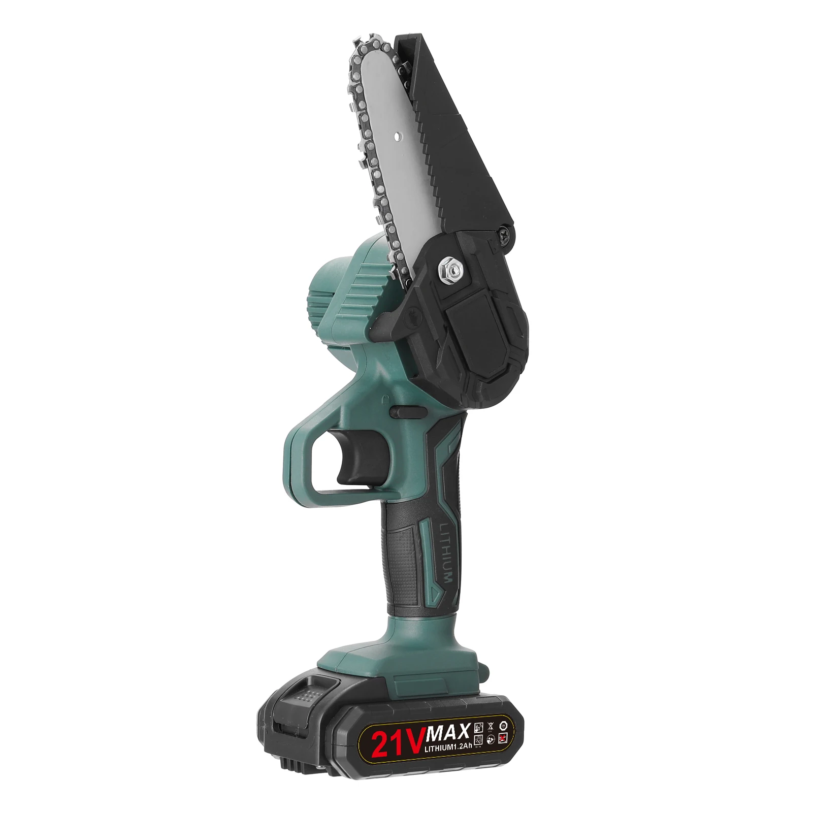 

21V Mini Electric Chainsaw Pruning Saw Chain saw Portable Rechargeable Small Wood SplitingWoodworking Tool for Garden Orchard