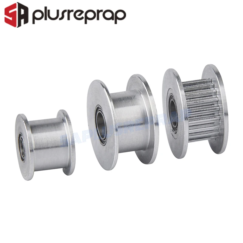 Шкив ГРМ GT2 16 зубьев 20 с отверстием 3 мм или 5 подшипниками для 3D-принтера детали