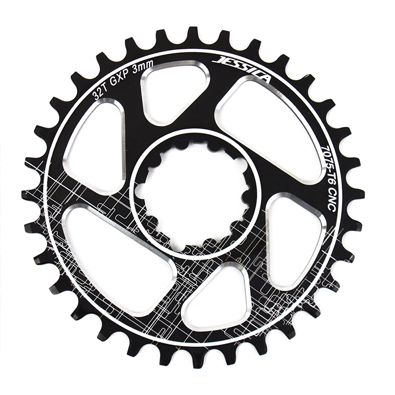 GXP велосипед Fixed фиксированная передача смещение 3 мм узкий широкий MTB цепь 32T 34T 36 38T Fit XX1 X9 XO X01 BB30 велосипедный Кривошип