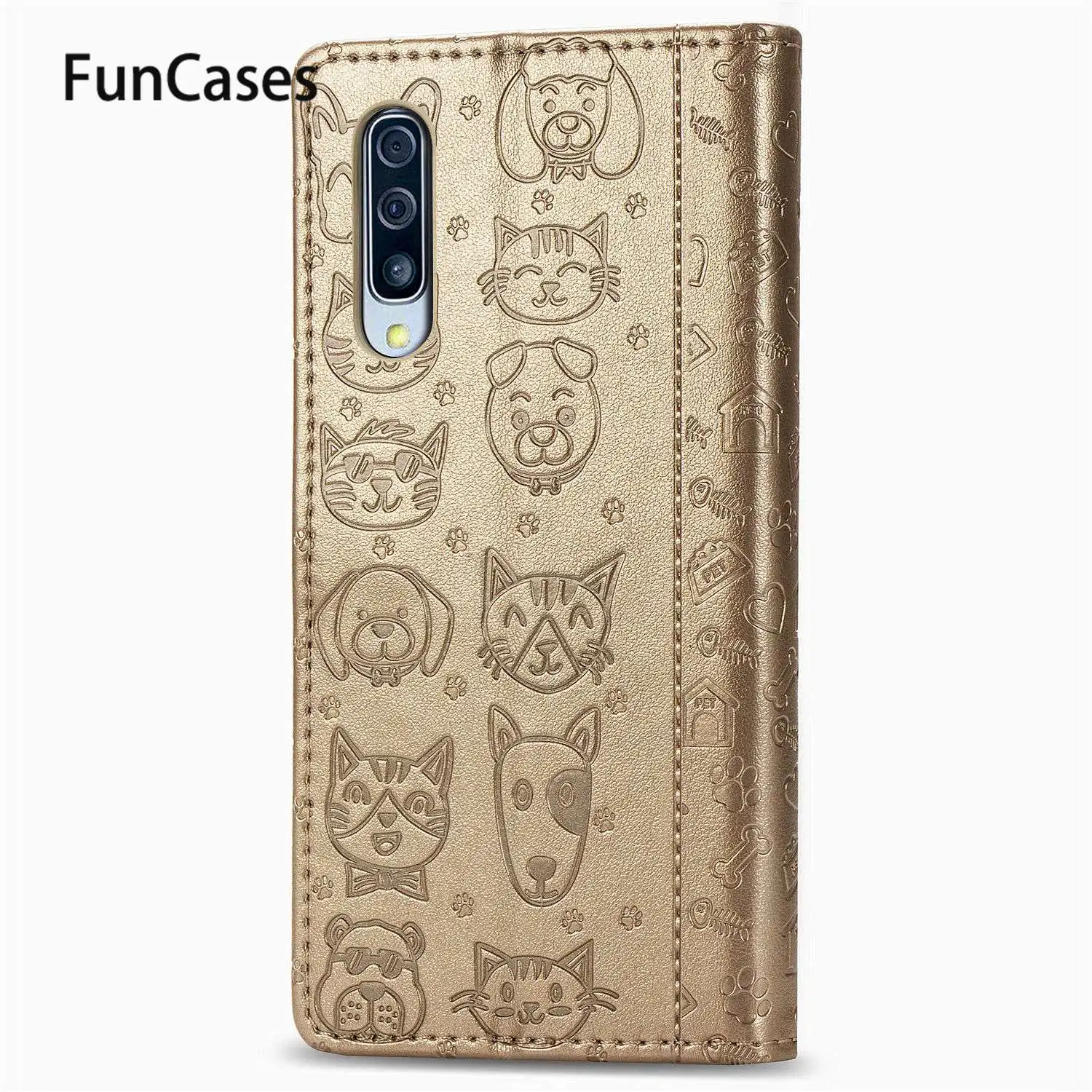 Чехол для телефона с мультяшным котом capinha Samsung A70 глянцевый Galaxy telefon A7 2019 чехол из