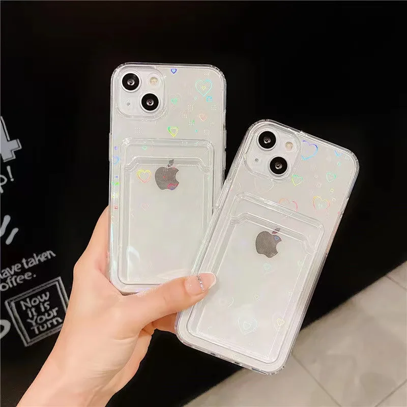 laser love tpu case for redmi 9a 9c 9t note 10s 10 pro card slot phone cover for redmi note 9 9s 8 7a poco x3 11 lite 11t 10t free global shipping