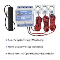 bi directional500ahome assistantnode redopenhab smart energy meter solar monitor3 phasesplit phaseenergy meter wifi