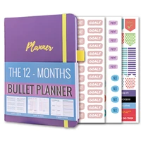 2022 daily goal planner undated agenda weekly monthly calendar organizer notebook productivity