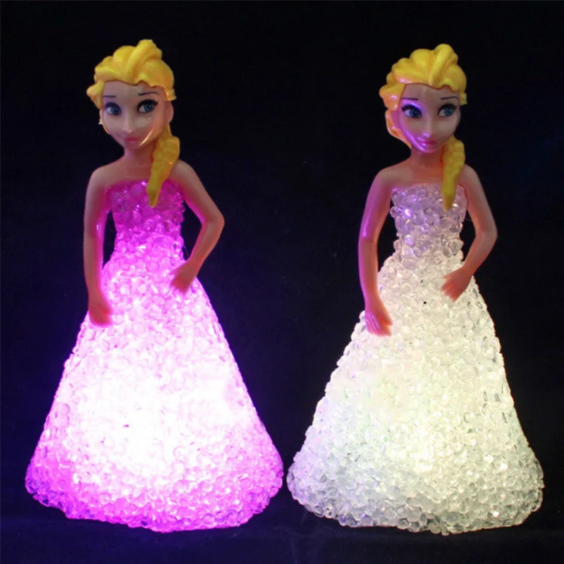 Игрушка мечта Анна Эльза игрушки кукла ледяная Снежная королева 7 светодиодных